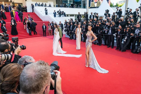 Cannes France Липня 2021 Ізабелі Фонтана Відвідує Показ Aline Voice — стокове фото