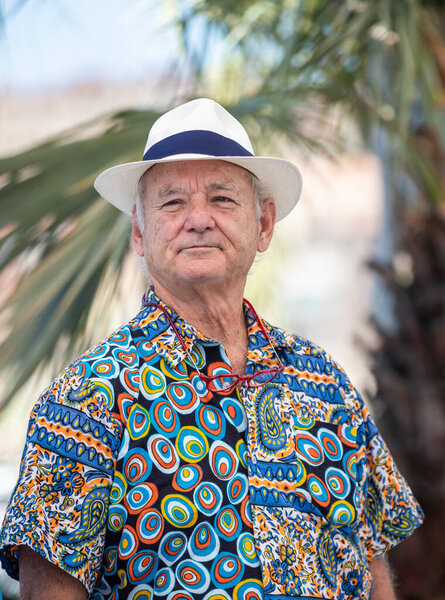 Cannes France July 2021 Bill Murray Attends French Dispatch Photocall Royalty Free Stock Images