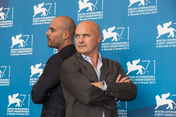 Marco D 'Amore og Luca Zingaretti - Stock-foto