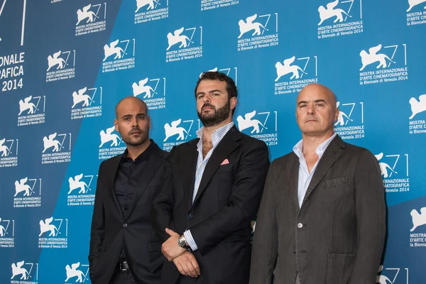 Marco D'Amore, Luca Zingaretti, Edoardo De Angelis — Stok fotoğraf