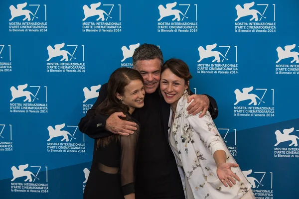 Amos Gitai, Meshi Olinski, Sara Adler — Stockfoto