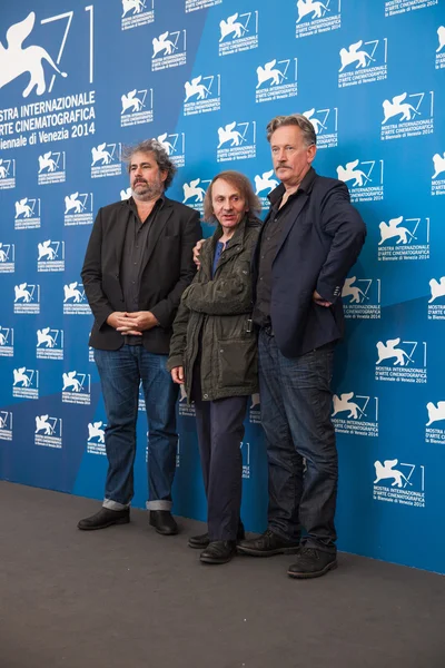 Gustave Kervern, Michel Houellebecq, Benoit Delepine — Zdjęcie stockowe