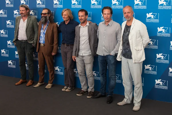 Warren Ellism, Viggo Mortensen, David Oelhoffen, Reda Kateb, Matthew Gledhill, Marc du Pontavice — Stockfoto