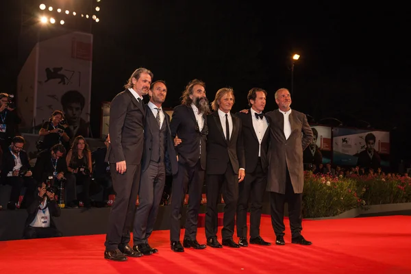 Matthew Gledhill, David Oelhoffen, Warren Ellis, Viggo Mortensen, Reda Kateb, Marc du Pontavice — Photo