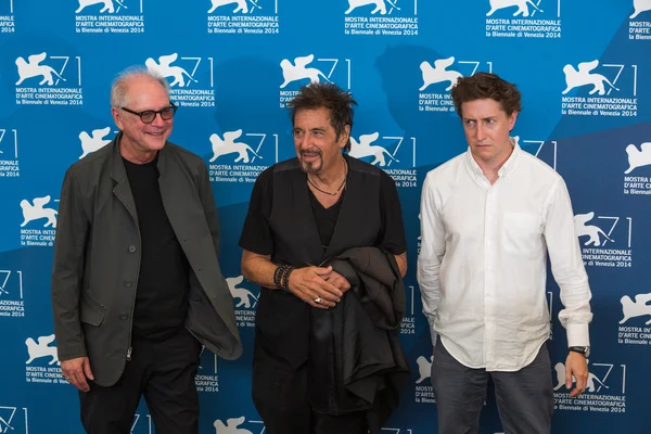 Chris Messina, Al Pacino and David Gordon Green — Stock Photo, Image