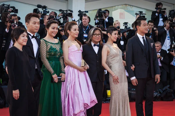 Zhao wei, peter chan en lei hao — Stockfoto