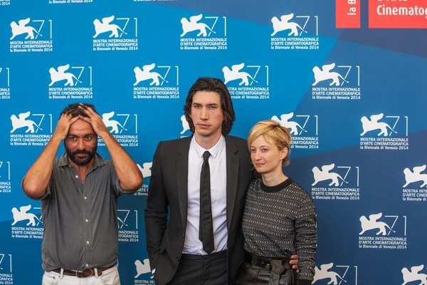 Saverio Costanzo, Adam Driver y Alba Rohrwacher —  Fotos de Stock