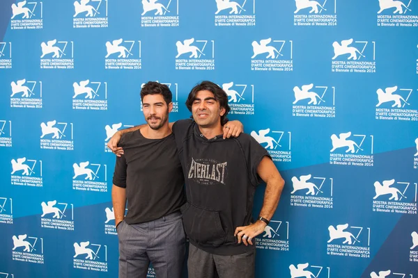 Tahar Rahim and Fatih Akin — Stock Photo, Image