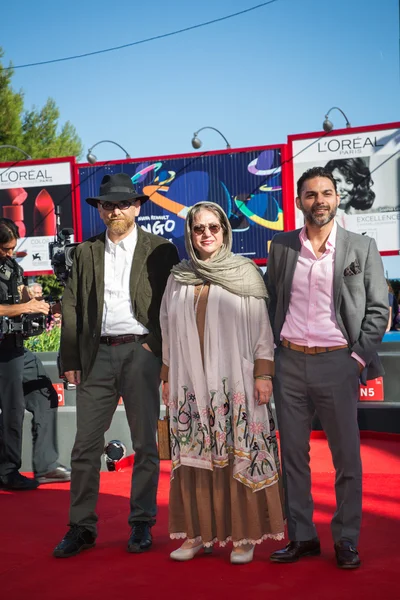 Habib rezaei, rakhshan bani-etemad und peyman moaad — Stockfoto