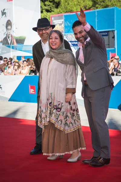 Habib rezaei, rakhshan bani etemad ve peyman moaad — Stok fotoğraf