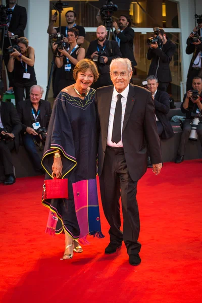 Macha meril och michel legrand — Stockfoto