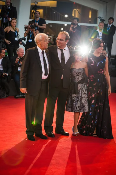 Michel Legrand, Xavier Beauvois, Seli Gmach og Nadine Labaki - Stock-foto