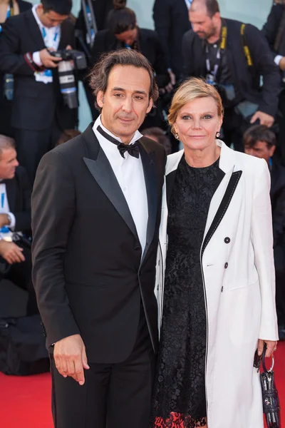 Alexandre Desplat, Dominique Lemonnier — Stock Photo, Image