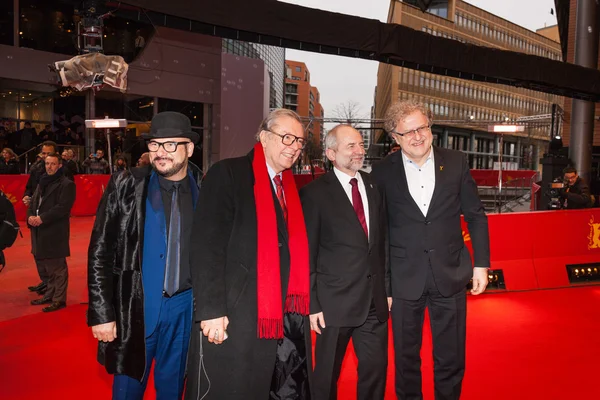 Krzysztof Zanussi, Piotr Gasowski och Dariusz Jablonski — Stockfoto