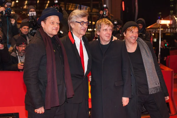 Campino, Andreas Meurer, Director Wim Wenders and Andreas von Holst — Stock Photo, Image