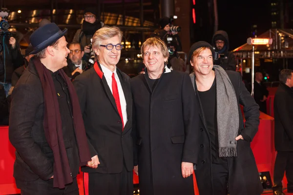 Campino, Andreas Meurer, Direktur Wim Wenders dan Andreas von Holst — Stok Foto