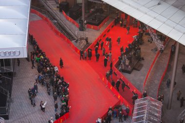 View on the red carpet clipart