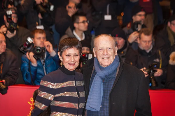 Wolfgang Kohlhaase ve eşi Emoeke Poestenyi — Stok fotoğraf