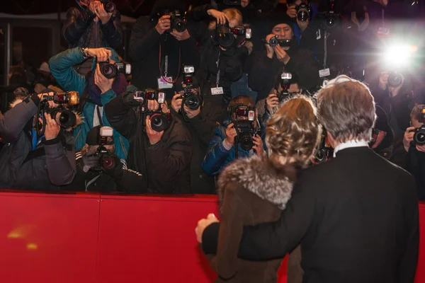 Wim Wenders e sua esposa Donata — Fotografia de Stock