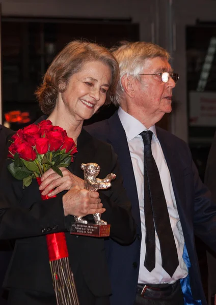 Tom Courtenay and Charlotte Rampling — Stock Photo, Image