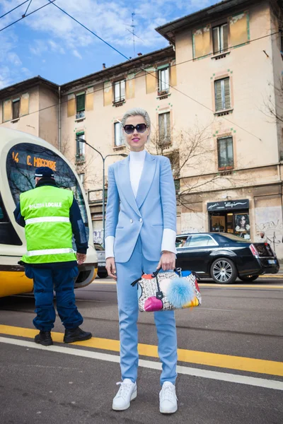Дефиле Fendi на Миланской неделе моды — стоковое фото