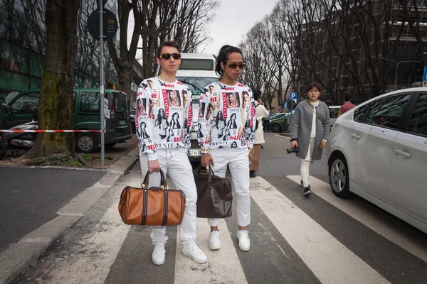 Emporio Armani show at the Milan Fashion Week — Stock Photo, Image