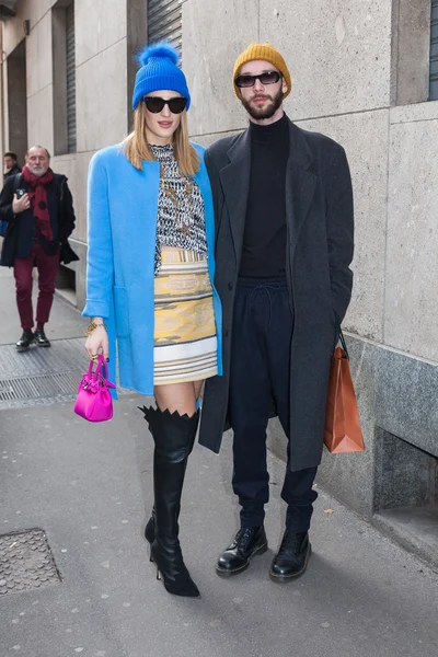 Salão de moda de Iceberg na Milan Fashion Week — Fotografia de Stock