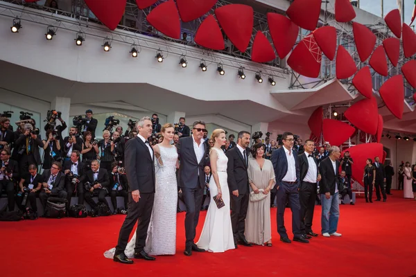 Hou Hsiao hsien, Emmanuel Carrere, Lynne Ramsay, Francesco Munzi, Elisabeth Banks, Pawel Pawlikowski, Diane Kruger, Alfonso Cuaron — Stock Photo, Image