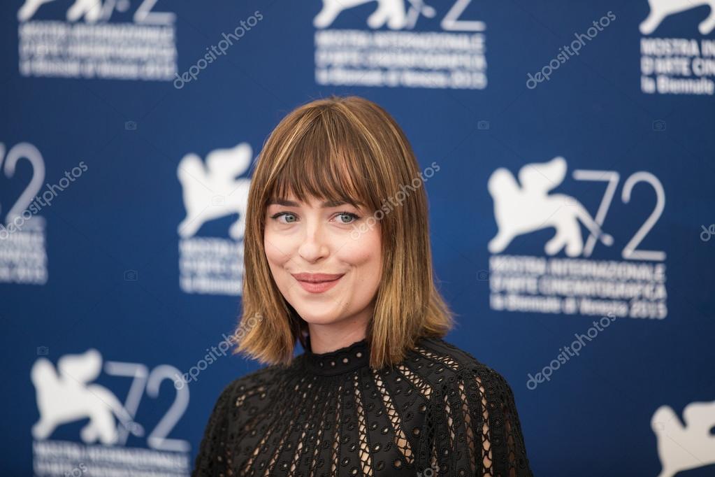 Venice, Italy - September 4, 2015: Actress Dakota Johnson attends the Black Mass photocall during the 72nd Venice Film Festival