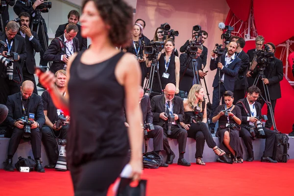 Photographers at 72nd Venice Film Festival — Stok fotoğraf