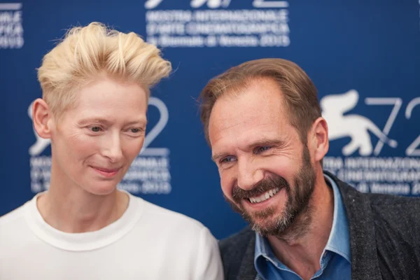 Ralph Fiennes, Tilda Swinton — Stock fotografie