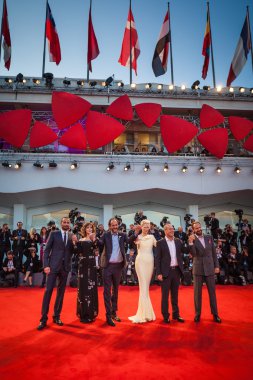 Matthias Schoenaerts, Dakota Johnson, Luca Guadagnino, Tilda Swinton, Corrado Guzzanti, Ralph Fiennes
