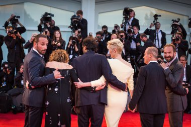 Matthias Schoenaerts, Dakota Johnson, Luca Guadagnino, Tilda Swinton, Corrado Guzzanti, Ralph Fiennes