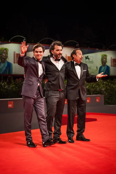 Peter Lanzani, Pablo Traperor, Guillermo Francella — Stockfoto