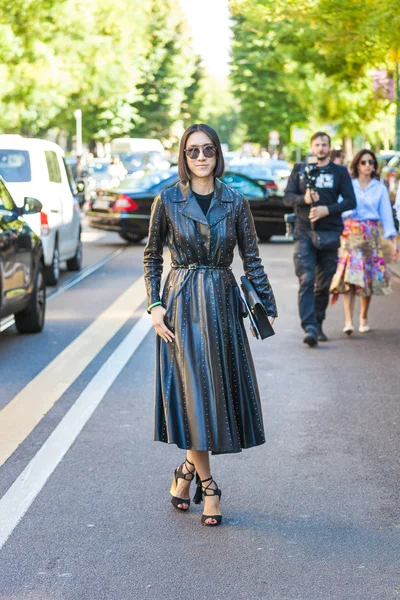 Invitado en el desfile de moda de Fendi — Foto de Stock