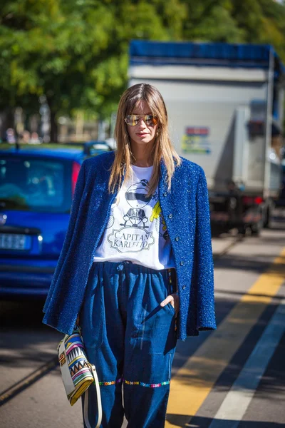 Invitado en el desfile de moda de Fendi — Foto de Stock