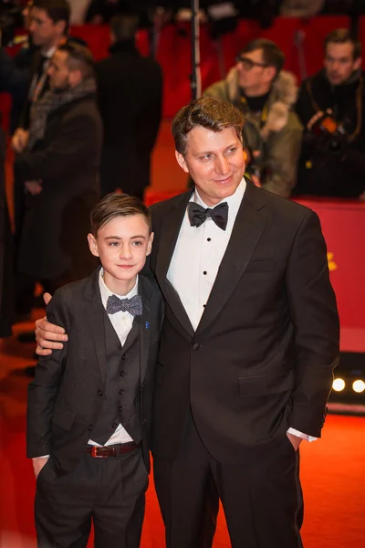 Acteur Jaeden Lieberher et réalisateur Jeff Nichols — Photo