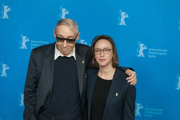 Director Andre Techine and writer Celine Sciamma — Stock Photo, Image