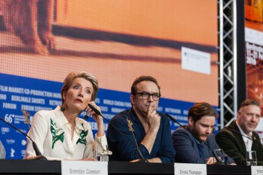Actors Emma Thompson and Director Vincent Perez, Daniel Bruehl, Mikael Persbrandt