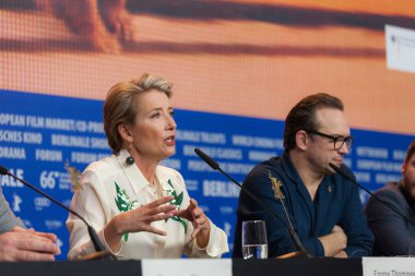 Actor Emma Thompson and Director Vincent Perez