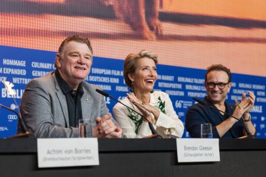 Actors Emma Thompson and Brendan Gleeson, Director Vincent Perez