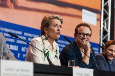 Actor Emma Thompson and Director Vincent Perez
