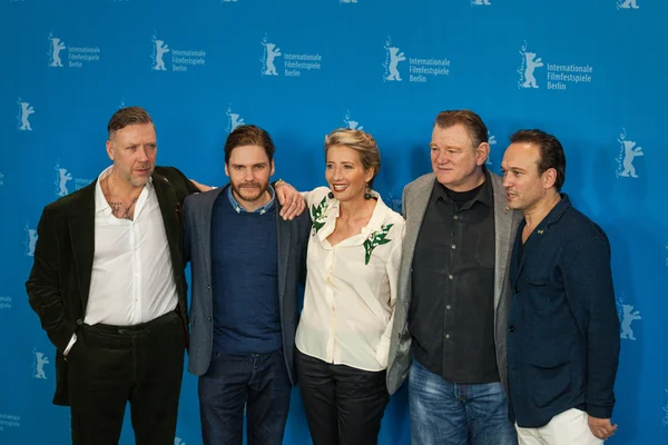 Mikael Persbrandt, Daniel Bruehl, Emma Thompson, Brendan Gleeson and Vincent Perez — Stock fotografie