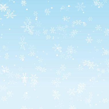 Düşen kar taneleriyle dekoratif Noel arkaplanı 