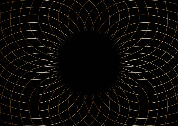 Элегантный Абстрактный Дизайн Фона Золота Черного — стоковый вектор