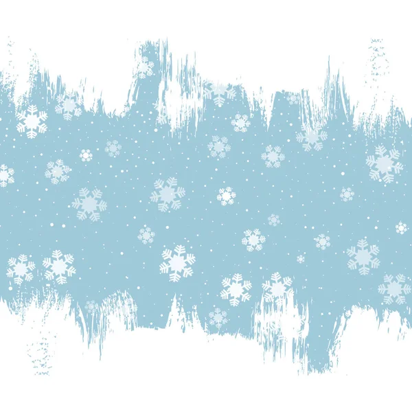 Estilo Grunge Fondo Copo Nieve Navidad — Archivo Imágenes Vectoriales