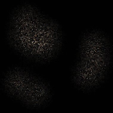 Altın rengi yarım ton noktalı soyut arkaplan