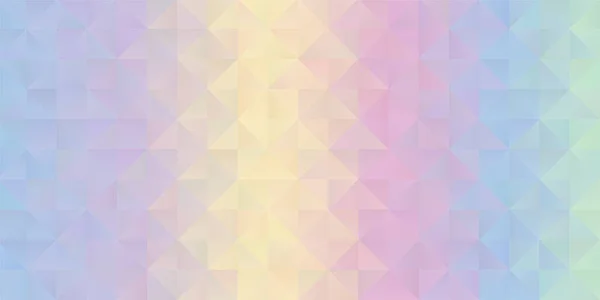 Bannière Aux Couleurs Pastel Arc Ciel Low Poly Design — Image vectorielle