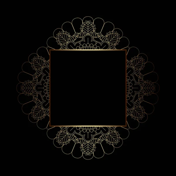 Fondo Elegante Con Borde Decorativo — Vector de stock