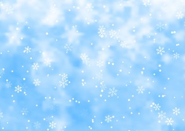 Düşen kar taneleri dizaynlı Noel arkaplanı